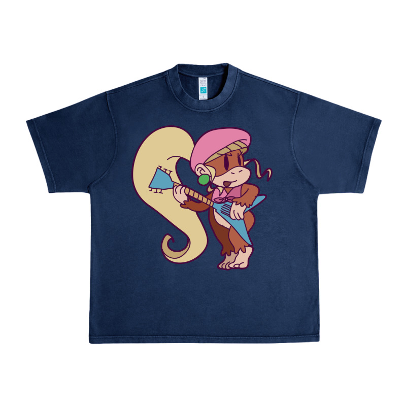 Cute Guitarist Dixie Kong Urban Heavy Tee by linhVisuals | Teevron