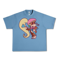 Pebble Blue cute guitarist dixie kong Urban Heavy Tee - linhVisuals