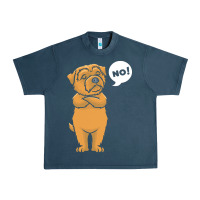 Midnight Navy norfolk terrier t  shirt stubborn norfolk terrier t  shirt Urban Heavy Tee - linhVisuals