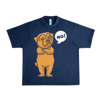 Navy norfolk terrier t  shirt stubborn norfolk terrier t  shirt Urban Heavy Tee - linhVisuals