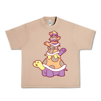 Burro cute turtle stack Urban Heavy Tee - linhVisuals