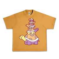 Peanut Butter cute turtle stack Urban Heavy Tee - linhVisuals