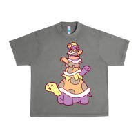 Tornado cute turtle stack Urban Heavy Tee - linhVisuals