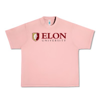 Salmon ELON UNIVERSITY Urban Heavy Tee - linhVisuals