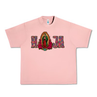 Salmon Hija Lady Of Guadalupe Urban Heavy Tee - Jasminsmagicworld