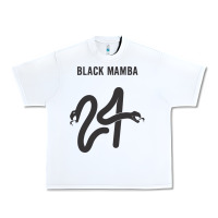 White #black #mamba #24 Urban Heavy Tee - linhVisuals