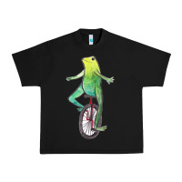 Dat Boi Watercolor Unicycle Frog Urban Heavy Tee | Teevron