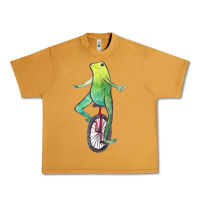 Peanut Butter dat boi watercolor unicycle frog Urban Heavy Tee - linhVisuals
