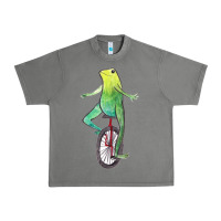 Tornado dat boi watercolor unicycle frog Urban Heavy Tee - linhVisuals