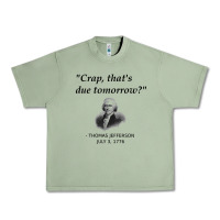Oil Green funny thomas jefferson usa history teacher student gift t shirt Urban Heavy Tee - linhVisuals