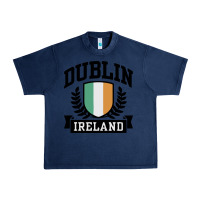 Navy dublin ireland Urban Heavy Tee - linhVisuals