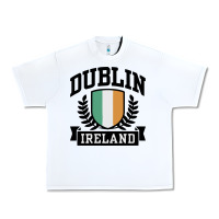 White dublin ireland Urban Heavy Tee - linhVisuals