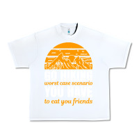 White hiking t  shirt go hiking Urban Heavy Tee - linhVisuals