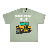 Oil Green asphalt paver gift premium t shirt Urban Heavy Tee - linhVisuals