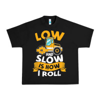Black asphalt paving operator quote low and slow is how i roll t shirt Urban Heavy Tee - linhVisuals