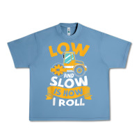 Pebble Blue asphalt paving operator quote low and slow is how i roll t shirt Urban Heavy Tee - linhVisuals