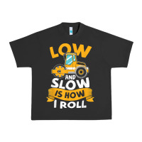 Pigment Black asphalt paving operator quote low and slow is how i roll t shirt Urban Heavy Tee - linhVisuals