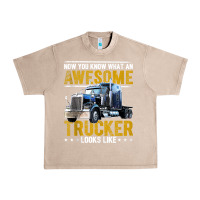 French Oak awesome trucker big rig semi trailer truck driver gift men tank top Urban Heavy Tee - linhVisuals