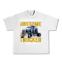 Lunar Rock awesome trucker big rig semi trailer truck driver gift men tank top Urban Heavy Tee - linhVisuals