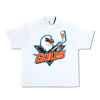 White san diego gulls Urban Heavy Tee - linhVisuals