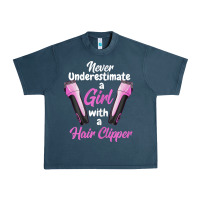 Midnight Navy barber shirts for women   funny hairdresser barber t shirt Urban Heavy Tee - linhVisuals