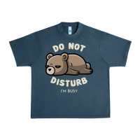 Midnight Navy do not disturb i'm busy funny lazy gift Urban Heavy Tee - linhVisuals
