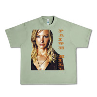Oil Green faith hill Urban Heavy Tee - linhVisuals