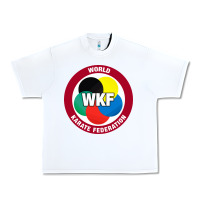 White #world karate federation Urban Heavy Tee - linhVisuals