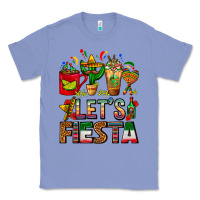 Colony Blue Let's Fiesta Mexico Coffee Cups With Cactus Classic Tee - FaDigitalArtStudio