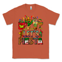 Copper Let's Fiesta Mexico Coffee Cups With Cactus Classic Tee - FaDigitalArtStudio