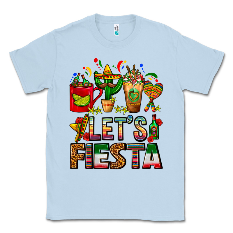 Let's Fiesta Mexico Coffee Cups With Cactus Classic Tee by FaDigitalArtStudio | Teevron