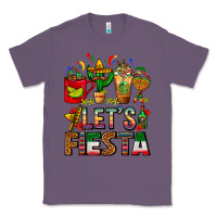 Lavender Let's Fiesta Mexico Coffee Cups With Cactus Classic Tee - FaDigitalArtStudio