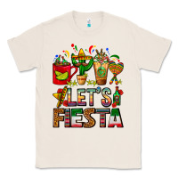 Natural Let's Fiesta Mexico Coffee Cups With Cactus Classic Tee - FaDigitalArtStudio