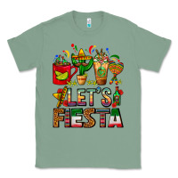 Sage Let's Fiesta Mexico Coffee Cups With Cactus Classic Tee - FaDigitalArtStudio