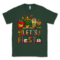 Sports Green Let's Fiesta Mexico Coffee Cups With Cactus Classic Tee - FaDigitalArtStudio