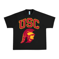 Black #usc Urban Heavy Tee - linhVisuals