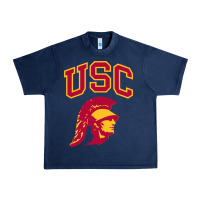 Navy #usc Urban Heavy Tee - linhVisuals