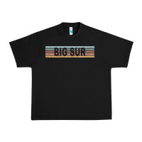Black big sur california ca usa retro sweatshirt Urban Heavy Tee - linhVisuals