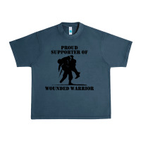 Midnight Navy wounded war Urban Heavy Tee - linhVisuals