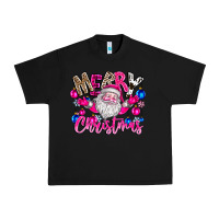 Black merry Christmas santa Urban Heavy Tee - CowhideDigitalArt