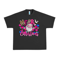 Pigment Black merry Christmas santa Urban Heavy Tee - CowhideDigitalArt