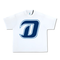White NC Dinos Urban Heavy Tee - linhVisuals