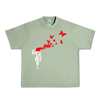 Oil Green banksy Urban Heavy Tee - linhVisuals