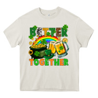 Cream St. Patrick's Day better together Heavy Core Tee - FaDigitalArtStudio