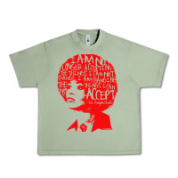 Oil Green angela davis political activist Urban Heavy Tee - linhVisuals