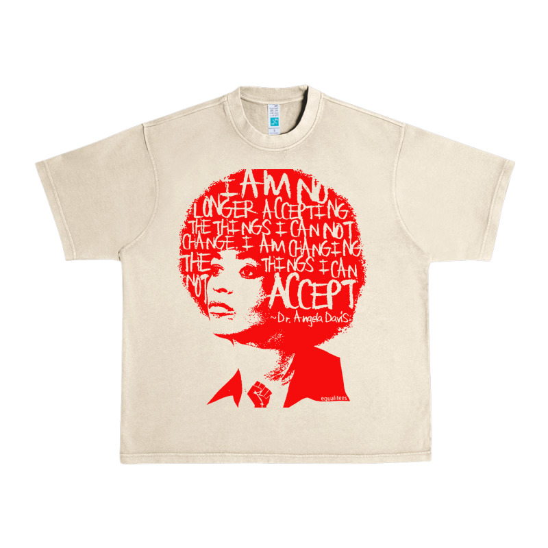 Angela Davis Political Activist Urban Heavy Tee by linhVisuals | Teevron