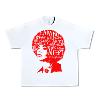 White angela davis political activist Urban Heavy Tee - linhVisuals