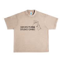 French Oak studio ghibli3 Urban Heavy Tee - linhVisuals