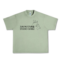 Oil Green studio ghibli3 Urban Heavy Tee - linhVisuals
