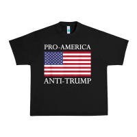 Black pro america anti trump shirt   american usa flag resist t shirt Urban Heavy Tee - linhVisuals